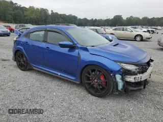 2018 Honda Civic Type R Touring z VIN SHHFK8G73JU202824, wystawiony jako Copart lot #73363304 z przebiegiem 86 364 mil mil oraz Szkoda całkowita • Salvage title. Historia ofert i sprzedaży dostępna na DreamBid. Obrazek 4.