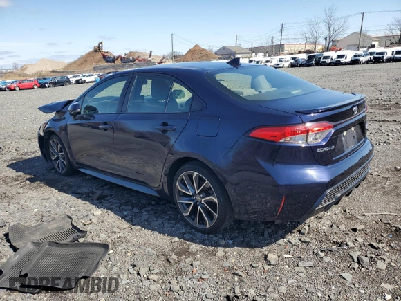 2020 Toyota Corolla SE with VIN JTDP4RCE4LJ034357, listed as a Copart auction lot 51273495 with 44,667 mi miles and Salvage Title. Bid and sale history available at carsss.com. Image 2.