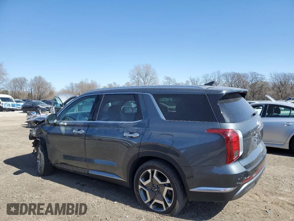 2023 Hyundai Palisade Limited z VIN KM8R5DGE1PU517064, wystawiony jako Copart lot #51810615 z przebiegiem 25 490 mil mil oraz Szkoda całkowita • Salvage title. Historia ofert i sprzedaży dostępna na DreamBid. Obrazek 2.
