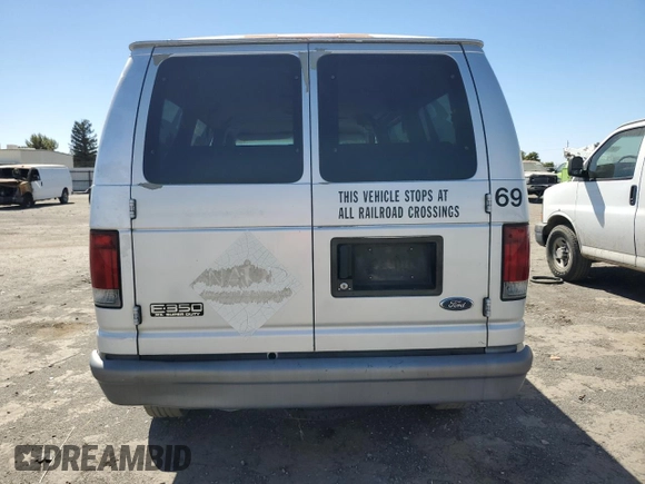 2005 Ford Econoline Passenger XL with VIN 1FBNE31L05HA76283, listed as a Copart auction lot 65845314 with Not Provided miles and Clean Title. Bid and sale history available at carsss.com. Image 6.