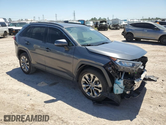 2020 Toyota RAV4 XLE Premium with VIN 2T3C1RFV6LC042773, listed as a Copart auction lot 52032925 with 69,983 mi miles and Salvage Title. Bid and sale history available at carsss.com. Image 4.