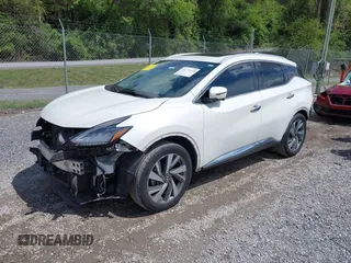 2019 Nissan Murano S with VIN 5N1AZ2MJ8KN118498, listed as a IAAI auction lot 42177418 with 75,192 mi miles and . Bid and sale history available at carsss.com. Image 2.