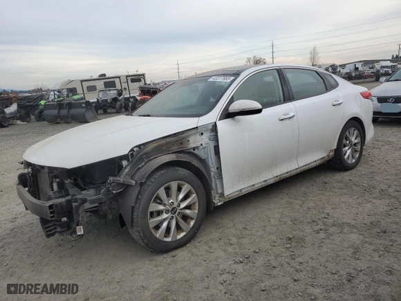2016 Kia Optima EX with VIN 5XXGU4L39GG078608, listed as a Copart auction lot 43227855 with 178,032 mi miles and Salvage Title. Bid and sale history available at carsss.com. Image 1.