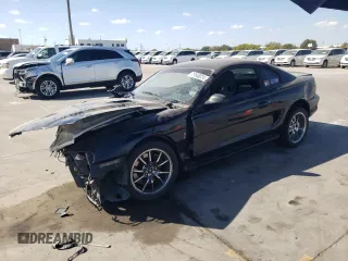 1996 Ford Mustang Cobra with VIN 1FALP47V1TF119779, listed as a Copart auction lot 77640024 with 202,819 mi miles and Salvage Title. Bid and sale history available at carsss.com. Image 1.