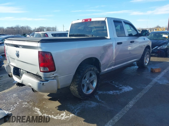 2014 Ram 1500 Tradesman with VIN 1C6RR6FT2ES170512, listed as a IAAI auction lot 41328812 with 217,416 mi miles and . Bid and sale history available at DreamBid. Image 4.