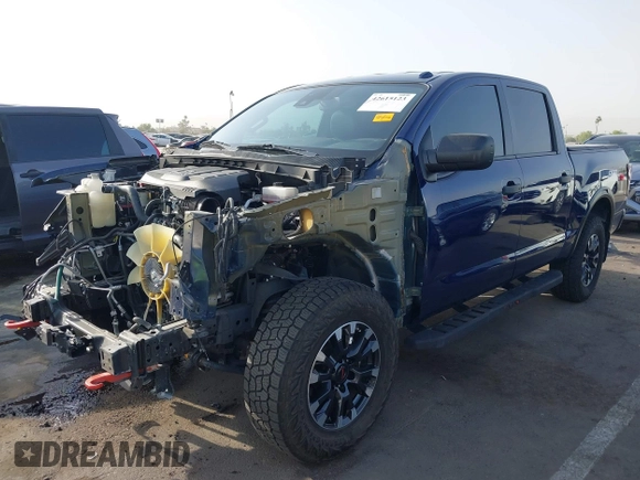2021 Nissan Titan Pro-4X with VIN 1N6AA1ED3MN531427, listed as a IAAI auction lot 42615123 with 53,695 mi miles and . Bid and sale history available at DreamBid. Image 18.
