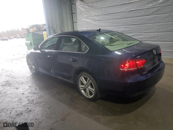 2014 Volkswagen Passat SE with VIN 1VWBP7A34EC003699, listed as a Copart auction lot 49218125 with 107,916 mi miles and Salvage Title. Bid and sale history available at carsss.com. Image 2.