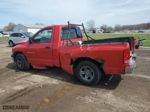 2003 Dodge Ram 1500 ST with VIN 1D7HA16N53J648463, listed as a Copart auction lot 52081395 with 184,005 mi miles and Salvage Title. Bid and sale history available at carsss.com. Image 2.