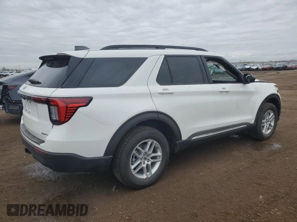 2025 Ford Explorer Active z VIN 1FMUK8DH5SGA67693, wystawiony jako Copart lot #53002495 z przebiegiem 1 561 mil mil oraz Szkoda całkowita • Salvage title. Historia ofert i sprzedaży dostępna na DreamBid. Obrazek 3.