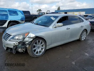 2013 Hyundai Equus Signature with VIN KMHGH4JH8DU058788, listed as a Copart auction lot 46627145 with 80,753 mi miles and Salvage Title. Bid and sale history available at DreamBid. Image 1.