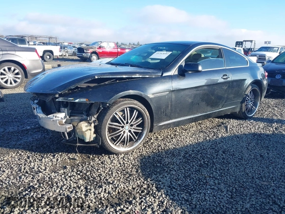 2006 BMW 6 Series 650Ci with VIN WBAEH13436CR50666, listed as a IAAI auction lot 41263683 with 1 mi miles. Bid and sale history available at carsss.com. Image 2.