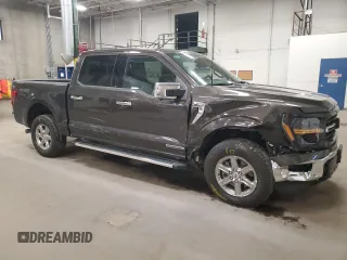 2024 Ford F-150 XLT with VIN 1FTFW3LDXRFA84668, listed as a Copart auction lot 54845505 with 7,068 mi miles and Salvage Title. Bid and sale history available at carsss.com. Image 4.