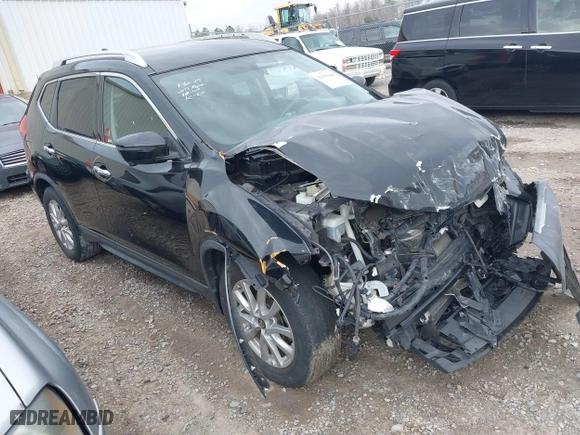 2017 Nissan Rogue S with VIN KNMAT2MT0HP576752, listed as a IAAI auction lot 41599440 with 101,253 mi miles. Bid and sale history available at carsss.com. Image 1.