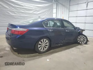 2014 Honda Accord Sedan EX-L with VIN 1HGCR2F80EA165531, listed as a Copart auction lot 47228985 with 132,073 mi miles and Salvage Title. Bid and sale history available at carsss.com. Image 3.