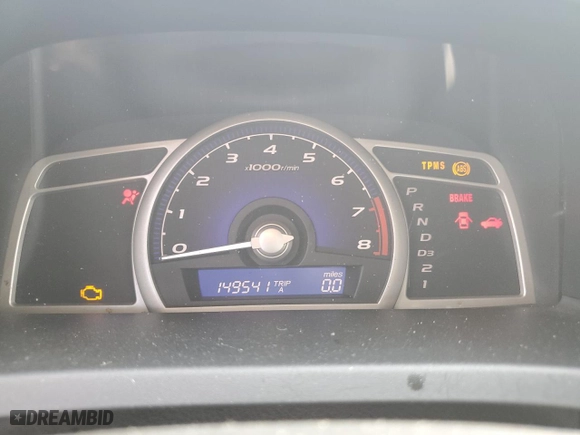 2009 Honda Civic Sdn LX with VIN 19XFA16509E040163, listed as a Copart auction lot 75285624 with 149,541 mi miles and Salvage Title. Bid and sale history available at carsss.com. Image 9.
