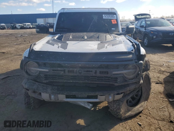 2023 Ford Bronco Raptor with VIN 1FMEE5JRXPLC05041, listed as a Copart auction lot 52328385 with 5,458 mi miles and Clean title. Bid and sale history available at DreamBid. Image 5.