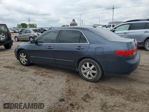 2005 Honda Accord EX-L z VIN 1HGCM66575A000880, wystawiony jako Copart lot #57584165 z przebiegiem 187 108 mil mil oraz Szkoda całkowita • Salvage title. Historia ofert i sprzedaży dostępna na DreamBid. Obrazek 2.
