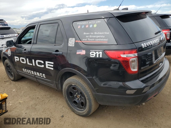 2015 Ford Utility Police Interceptor with VIN 1FM5K8AR2FGB62171, listed as a Copart auction lot 68661844 with 149,473 mi miles and Salvage Title. Bid and sale history available at carsss.com. Image 2.