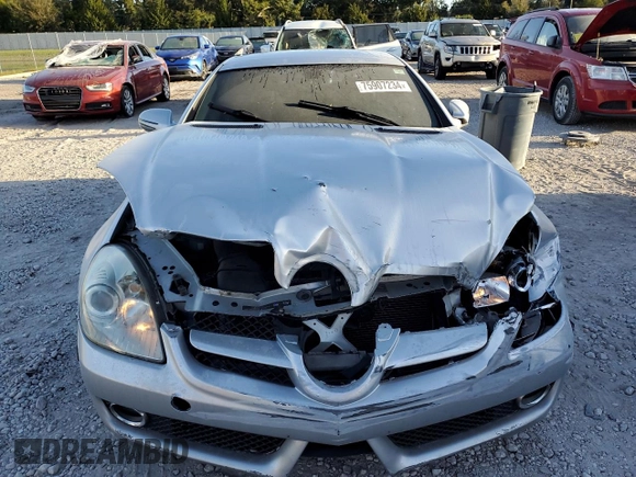 2010 Mercedes-Benz SLK-Class SLK 300 with VIN WDBWK5EA6AF228889, listed as a Copart auction lot 75907234 with 128,271 mi miles and Non Repairable. Bid and sale history available at carsss.com. Image 5.