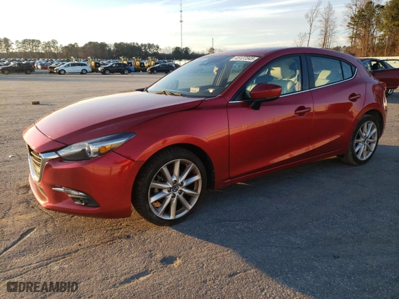 2017 Mazda Mazda3 5-Door Grand Touring with VIN 3MZBN1M33HM138268, listed as a Copart auction lot 45137045 with NaN miles and Salvage Title. Bid and sale history available at carsss.com. Image 1.