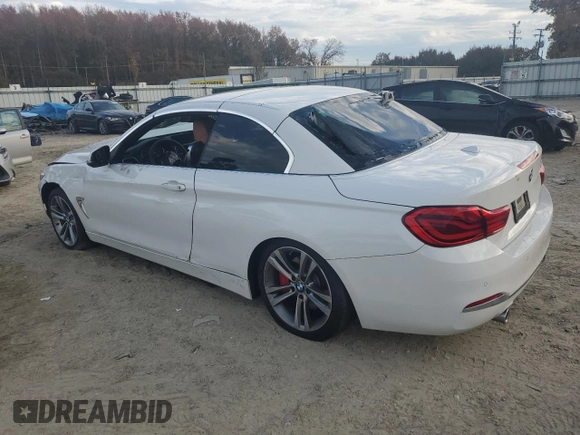 2018 BMW 4 Series 440i with VIN WBA4Z5C53JEA32814, listed as a Copart auction lot 82562324 with 115,229 mi miles and Salvage title. Bid and sale history available at DreamBid. Image 2.
