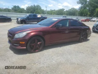 2013 Mercedes-Benz CLS 550 with VIN WDDLJ7DB9DA072058, listed as a Copart auction lot 62888085 with 128,936 mi miles and Salvage title. Bid and sale history available at DreamBid. Image 1.