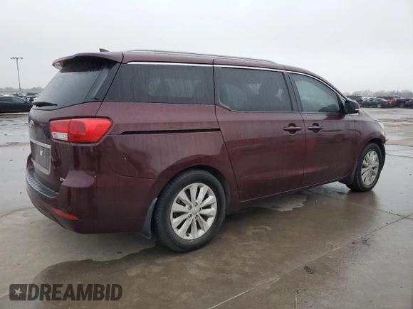 2015 Kia Sedona SX with VIN KNDMC5C13F6050505, listed as a Copart auction lot 42699575 with 119,339 mi miles and Salvage Title. Bid and sale history available at carsss.com. Image 3.