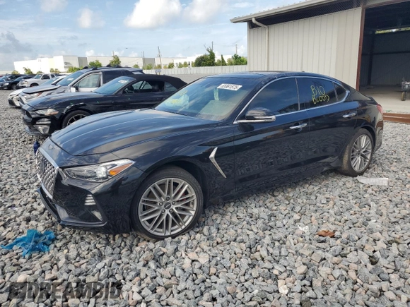 2020 Genesis G70 2.0T with VIN KMTG34LA4LU050982, listed as a Copart auction lot 65561875 with 21,111 mi miles and Clean title. Bid and sale history available at DreamBid. Image 1.