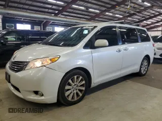 2015 Toyota Sienna Limited with VIN 5TDDK3DC3FS125940, listed as a Copart auction lot 63550075 with 213,091 mi miles and Clean title. Bid and sale history available at DreamBid. Image 1.