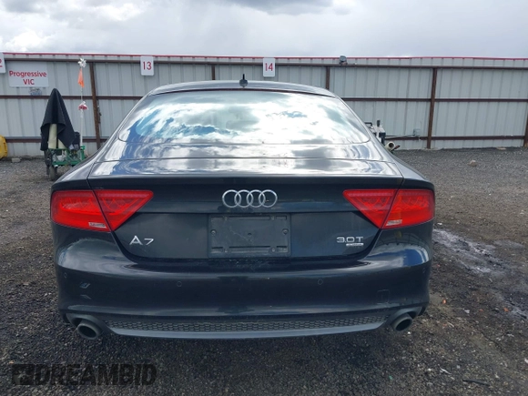 2014 Audi A7 3.0 Prestige with VIN WAU2GAFC4EN128180, listed as a IAAI auction lot 41835508 with 81,265 mi miles. Bid and sale history available at carsss.com. Image 16.