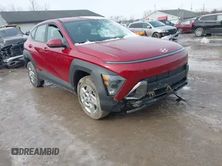 2024 Hyundai Kona SE with VIN KM8HACAB5RU127667, listed as a IAAI auction lot 41575437 with 12,654 mi miles. Bid and sale history available at carsss.com. Image 1.