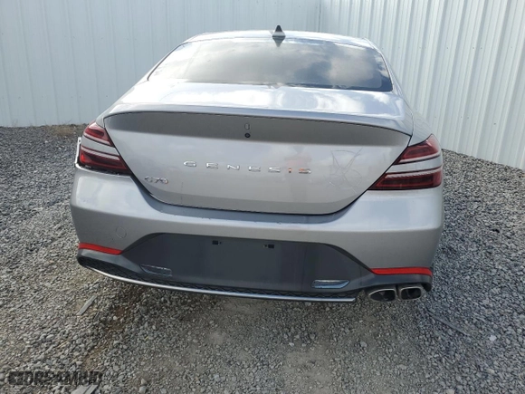 2022 Genesis G70 2.0T with VIN KMTG34TA6NU093254, listed as a Copart auction lot 89368965 with 43,699 mi miles and Non Repairable. Bid and sale history available at carsss.com. Image 6.
