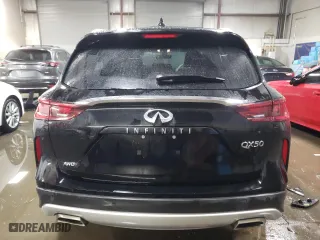 2024 Infiniti QX50 LUXE with VIN 3PCAJ5BB3RF105031, listed as a Copart auction lot 89322605 with 12,009 mi miles and Salvage Title. Bid and sale history available at carsss.com. Image 6.