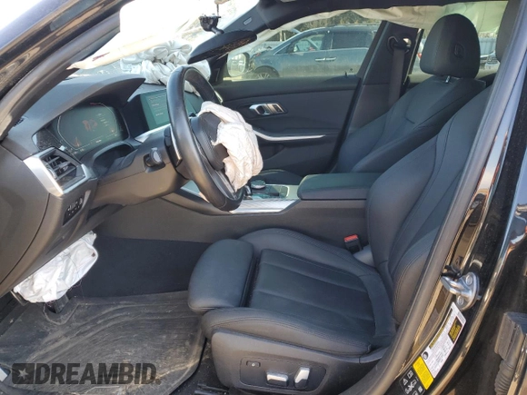 2020 BMW 3 Series 330i xDrive with VIN 3MW5R7J02L8B06976, listed as a Copart auction lot 46354815 with 78,329 mi miles and Salvage Title. Bid and sale history available at DreamBid. Image 7.