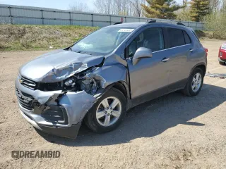 2020 Chevrolet Trax LT z VIN 3GNCJLSBXLL296461, wystawiony jako Copart lot #54144435 z przebiegiem 58 379 mil mil oraz Nie do naprawy. Historia ofert i sprzedaży dostępna na DreamBid. Obrazek 1.