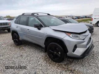 2021 Toyota RAV4 Hybrid XSE with VIN 4T3E6RFV1MU047714, listed as a Copart auction lot 53342535 with 91,868 mi miles and Salvage title. Bid and sale history available at DreamBid. Image 4.