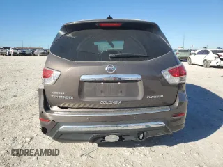 2016 Nissan Pathfinder Platinum with VIN 5N1AR2MN3GC605968, listed as a Copart auction lot 81529274 with 82,770 mi miles and Salvage Title. Bid and sale history available at carsss.com. Image 6.