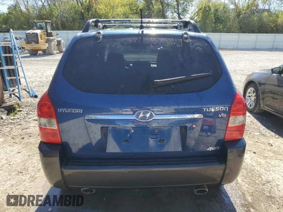 2006 Hyundai Tucson GLS with VIN KM8JN72D06U299341, listed as a Copart auction lot 74022094 with 222,070 mi miles and Non Repairable. Bid and sale history available at carsss.com. Image 6.
