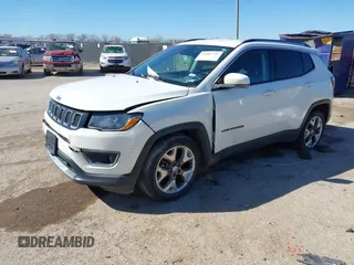 2021 Jeep Compass Limited with VIN 3C4NJCCBXMT573563, listed as a IAAI auction lot 41687325 with 75,768 mi miles and . Bid and sale history available at DreamBid. Image 17.