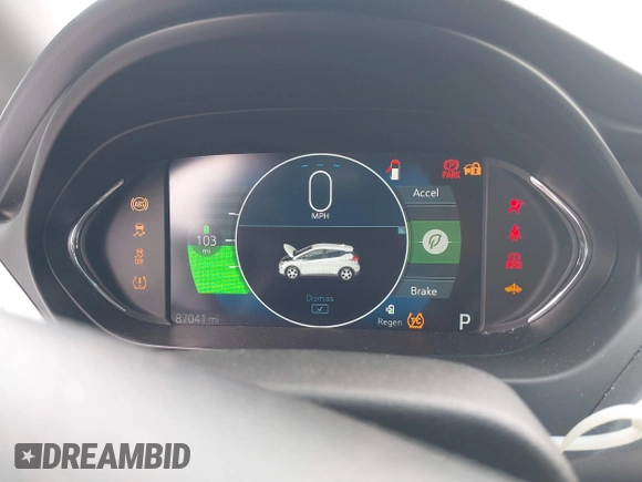 2018 Chevrolet Bolt EV LT with VIN 1G1FW6S02J4133385, listed as a IAAI auction lot 42380348 with 87,041 mi miles and . Bid and sale history available at DreamBid. Image 7.
