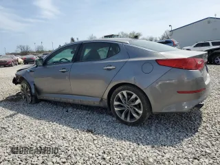 2014 Kia Optima SXL Turbo with VIN 5XXGR4A67EG342002, listed as a Copart auction lot 53374335 with 210,810 mi miles and Salvage title. Bid and sale history available at DreamBid. Image 2.