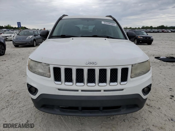 2011 Jeep Compass Latitude with VIN 1J4NF1FB7BD176133, listed as a Copart auction lot 54208385 with 163,525 mi miles and Clean Title. Bid and sale history available at carsss.com. Image 5.