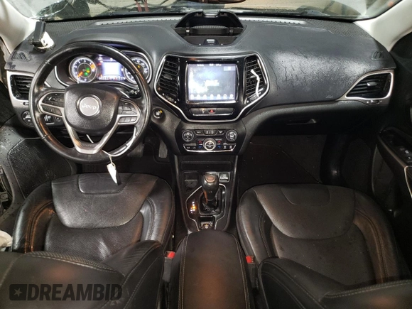 2020 Jeep Cherokee Limited with VIN 1C4PJLDBXLD504934, listed as a Copart auction lot 85673984 with 136,273 mi miles and Salvage Title. Bid and sale history available at carsss.com. Image 8.
