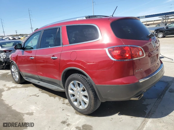 2012 Buick Enclave Premium with VIN 5GAKRDED5CJ250092, listed as a Copart auction lot 46357935 with 136,125 mi miles and Salvage Title. Bid and sale history available at carsss.com. Image 2.