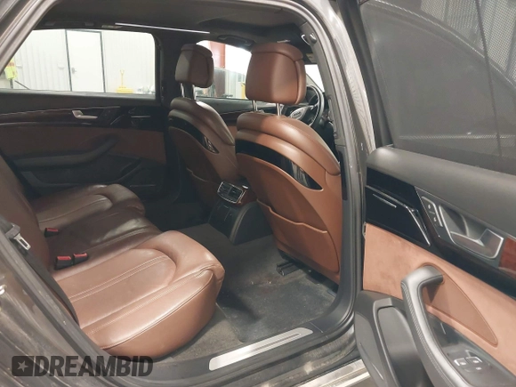2011 Audi A8 with VIN WAURVAFD1BN016929, listed as a IAAI auction lot 42144918 with 171,874 mi miles and . Bid and sale history available at DreamBid. Image 8.