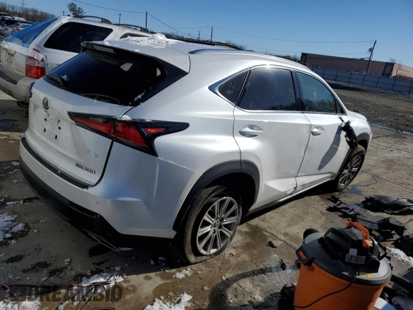 2021 Lexus NX with VIN JTJDARDZ2M5023006, listed as a Copart auction lot 41836635 with 0 mi miles and Salvage Title. Bid and sale history available at carsss.com. Image 3.
