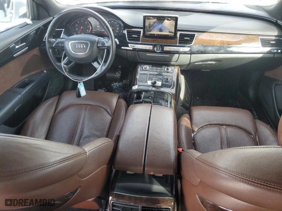 2013 Audi A8 L 3.0L with VIN WAURGAFD3DN019652, listed as a Copart auction lot 87734355 with 110,000 mi miles and Salvage Title. Bid and sale history available at carsss.com. Image 8.