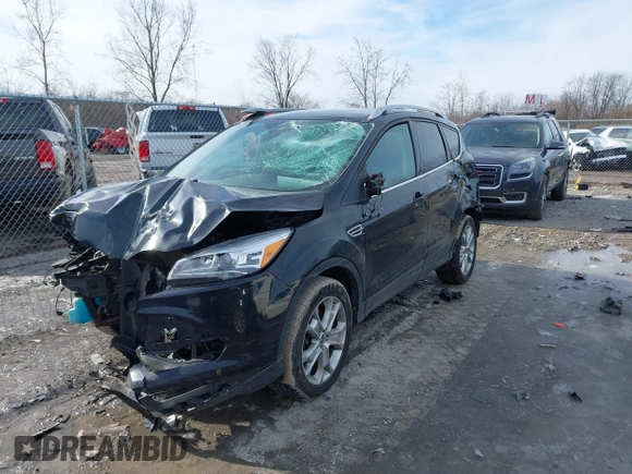 2014 Ford Escape Titanium with VIN 1FMCU9J9XEUC15464, listed as a IAAI auction lot 41524925 with 160,445 mi miles. Bid and sale history available at carsss.com. Image 17.