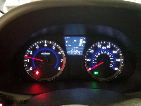 2013 Hyundai Accent GL with VIN KMHCT5AE7DU094206, listed as a Copart auction lot 51904285 with 121,249 mi miles and Salvage Title. Bid and sale history available at carsss.com. Image 9.