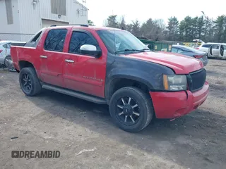 2008 Chevrolet Avalanche LTZ with VIN 3GNFK12358G132946, listed as a IAAI auction lot 41846555 with 237,924 mi miles. Bid and sale history available at carsss.com. Image 1.